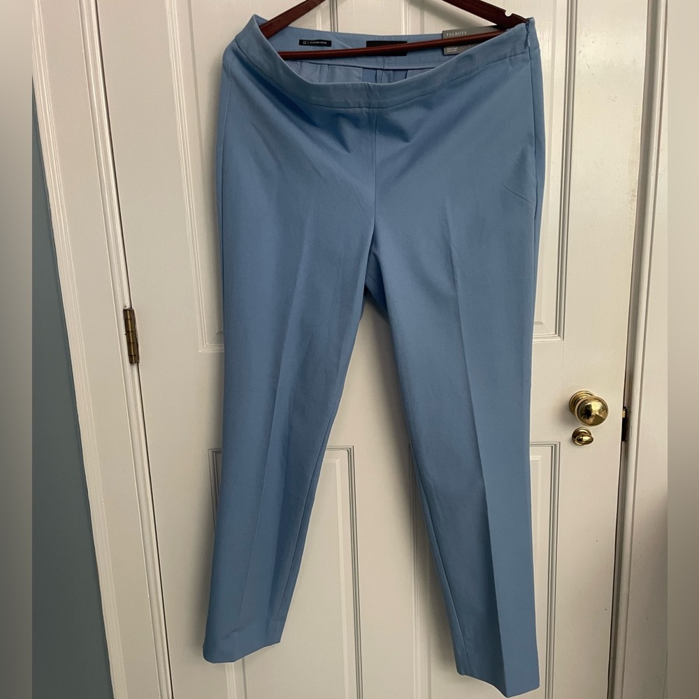 Talbots Blue Chatham Ankle Pants